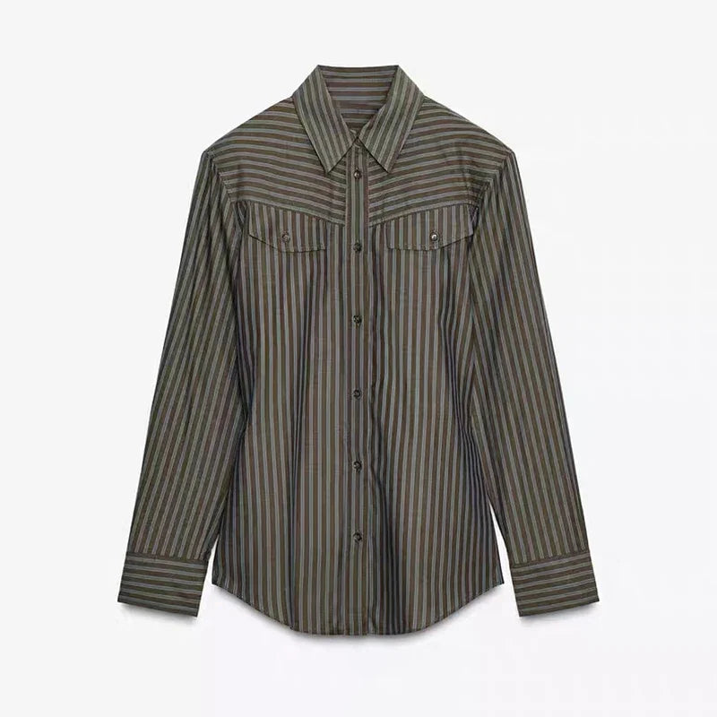 Striped shirt and pants set